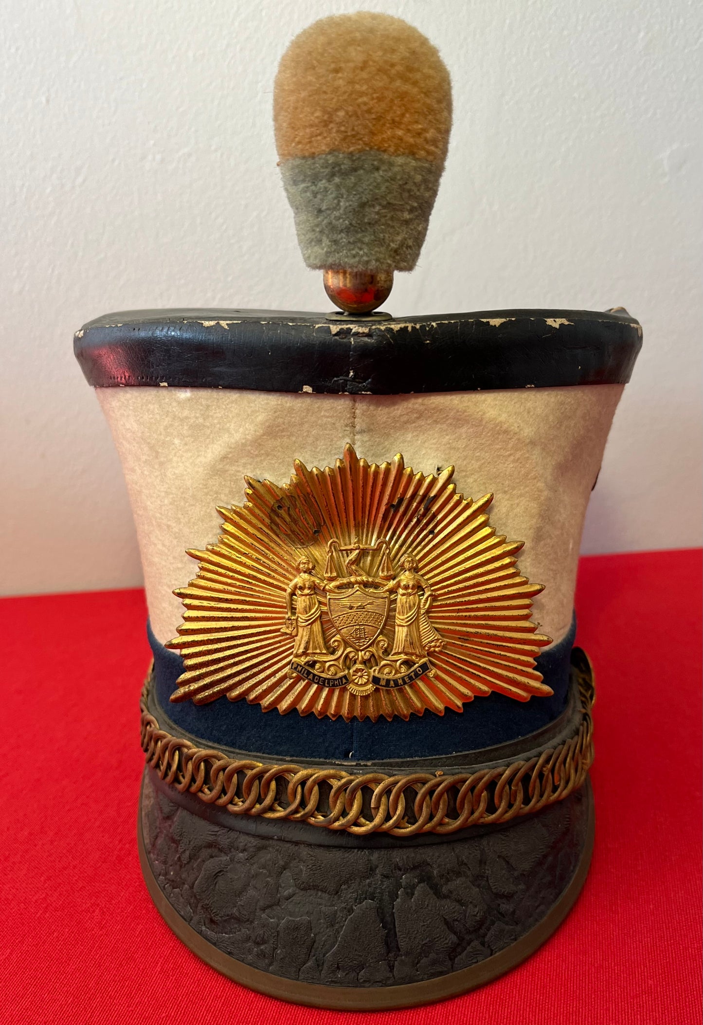 1880’s Philadelphia Home Guard Shako / Battlefield Military Museum Gettysburg, Pa