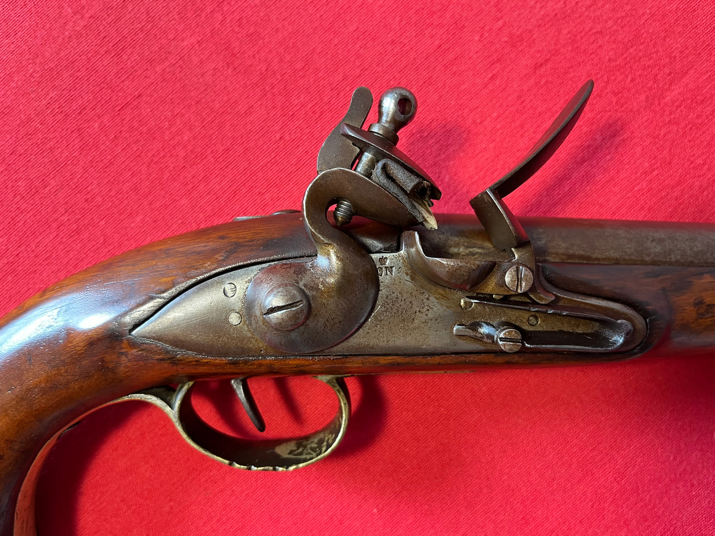 DUTCH Delft Nederlandse Antique FLINTLOCK Pistol .70 Caliber Naval Pistol