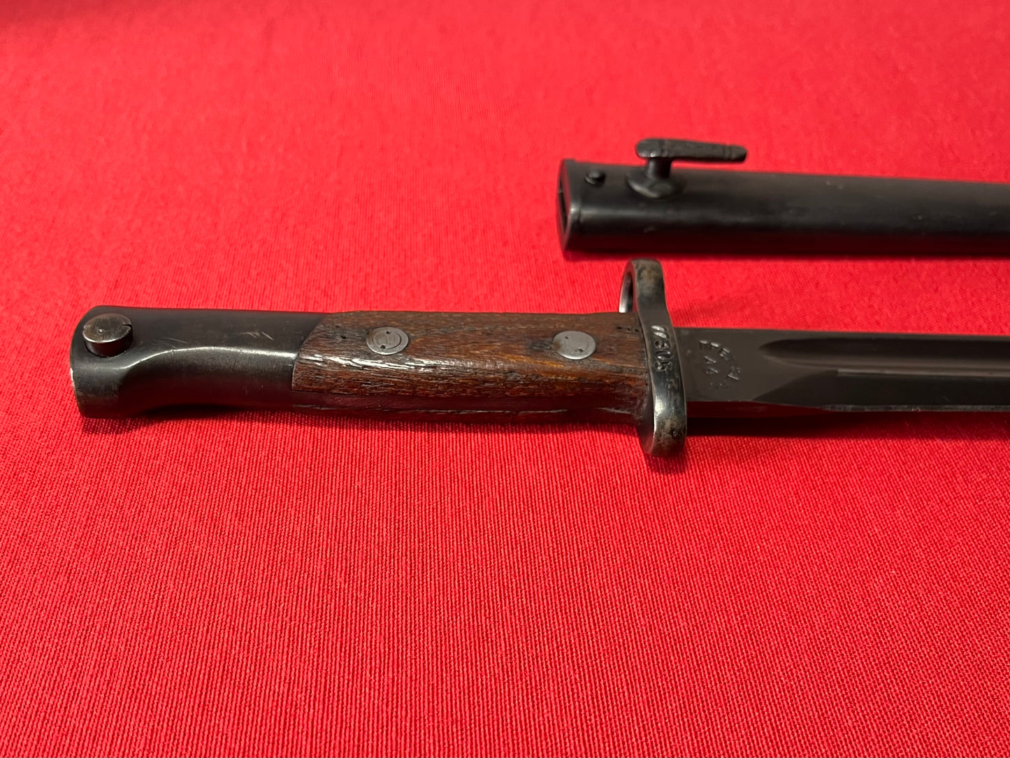 Yugo Yugoslavian M48 K98 Mauser Bayonet & Scabbard