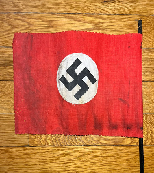 WW2 German NSDAP "Cloth" Parade / Rally Spectator Flag