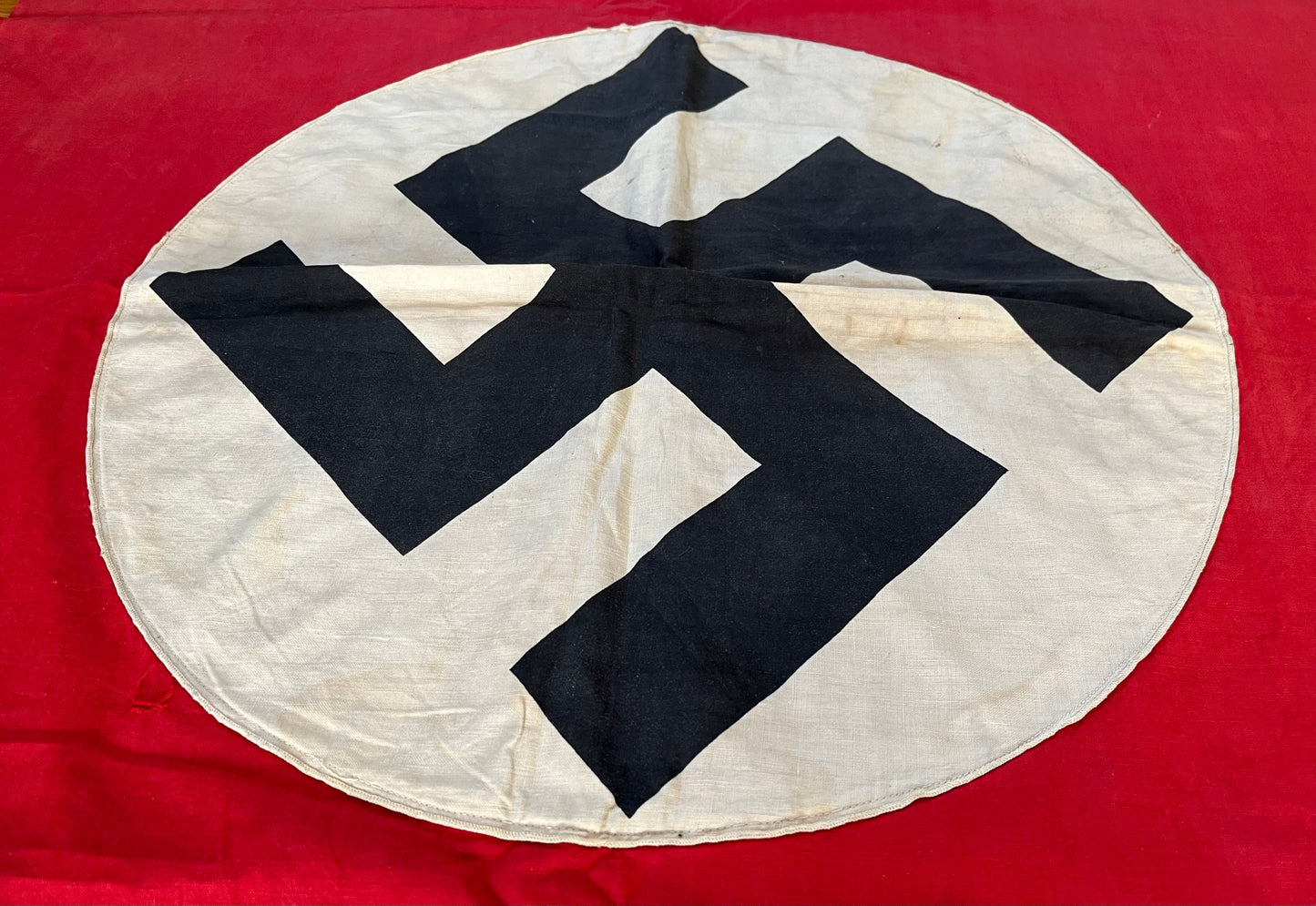 Original WW2 German Flag Banner Type (Large) Double Sided 4 FT 9 IN