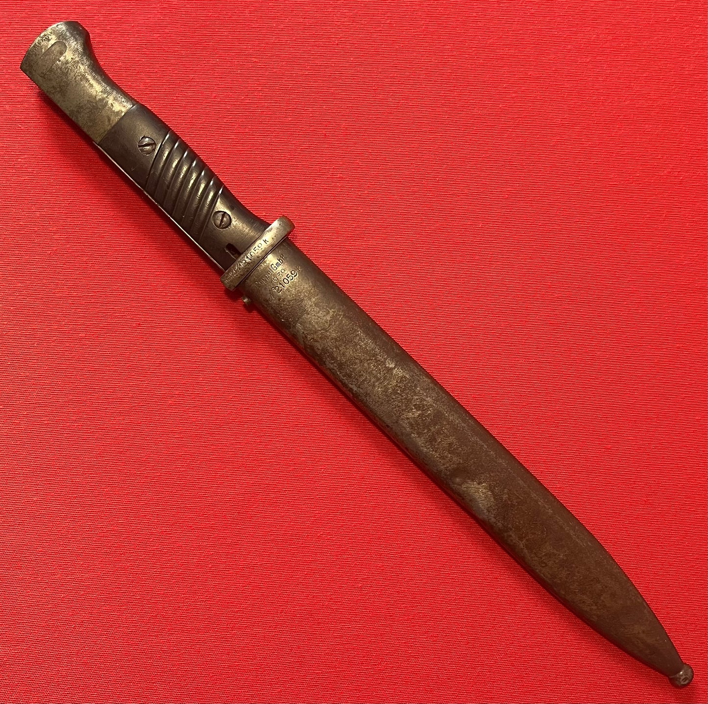 Scarce WW2 German (Kriegsmarine) K98 Bayonet By Coppel G.M.B.H 1939 Matching #s