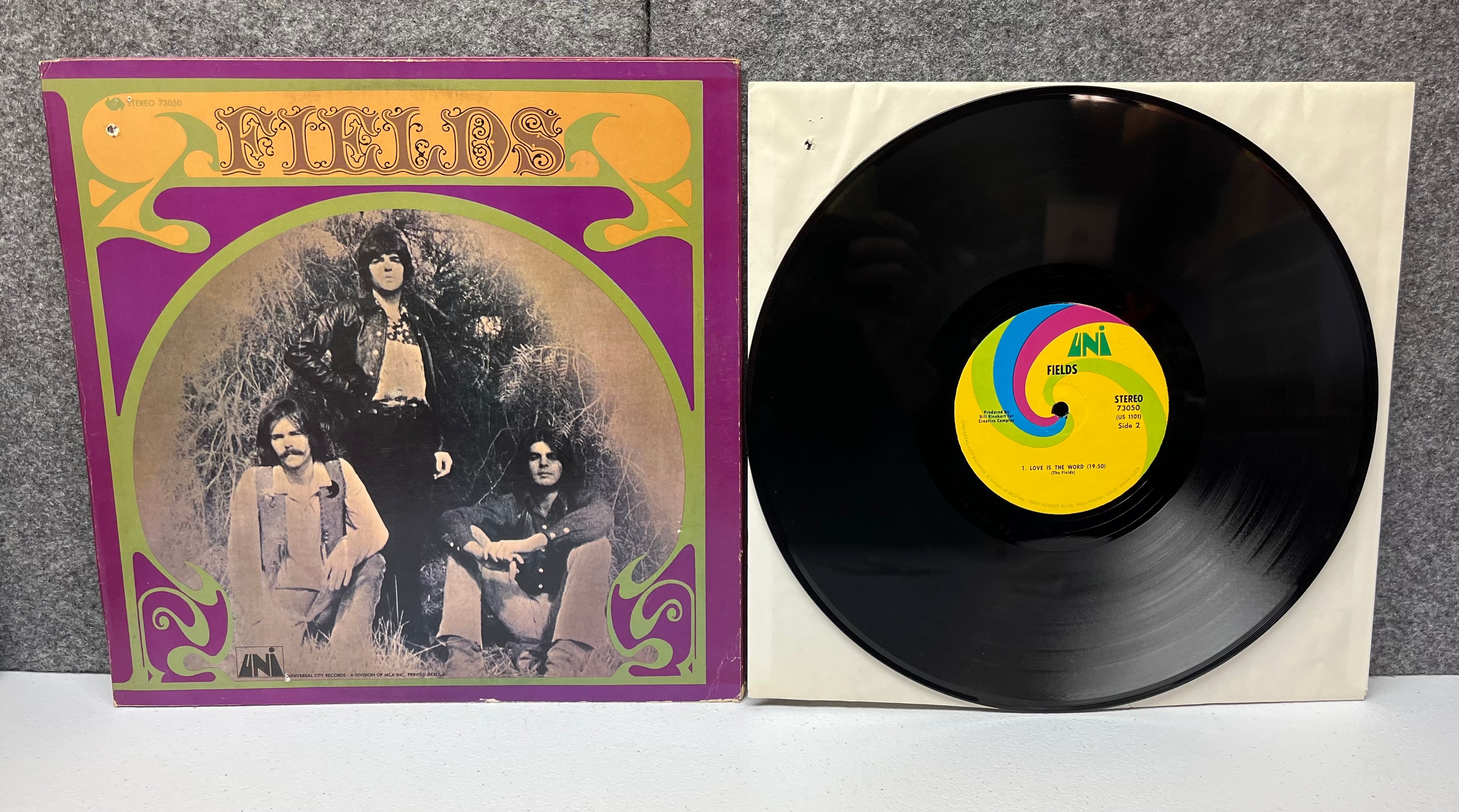 Fields - Self-Titled Record / LP / Stereo 73050 / Psych Rock 1969 Uni – War  & Peace Antiques