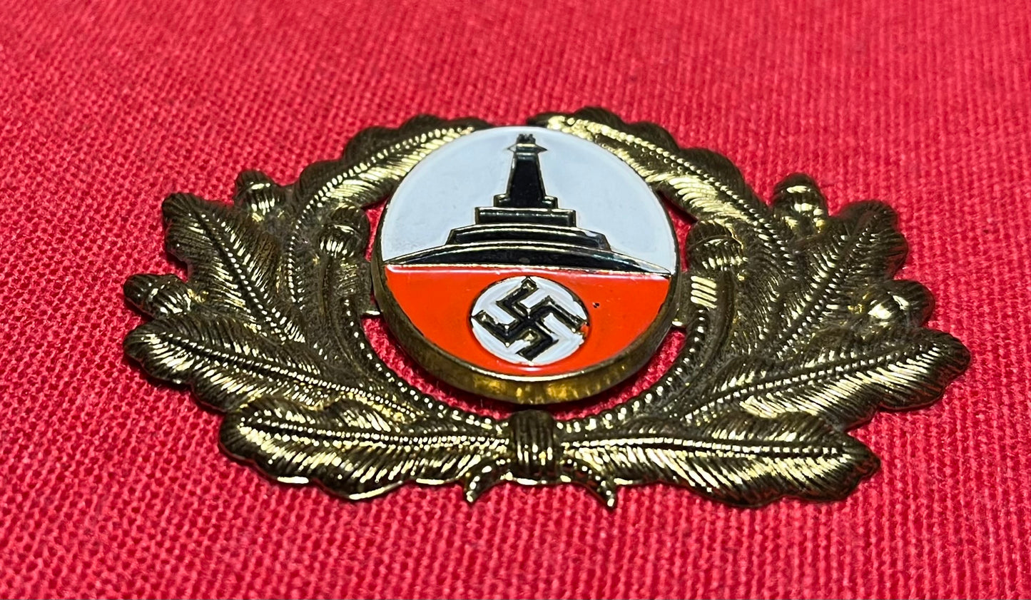 Original WWII German NSRKB (Veterans) Visor Cap Insignia