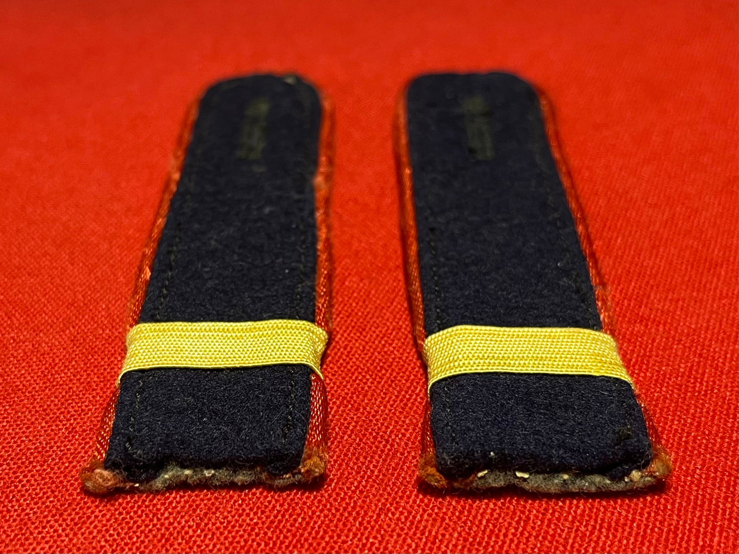 WW2 German Reichsbahn “Railroad” Officers Uniform Shoulder Boards / Authentic