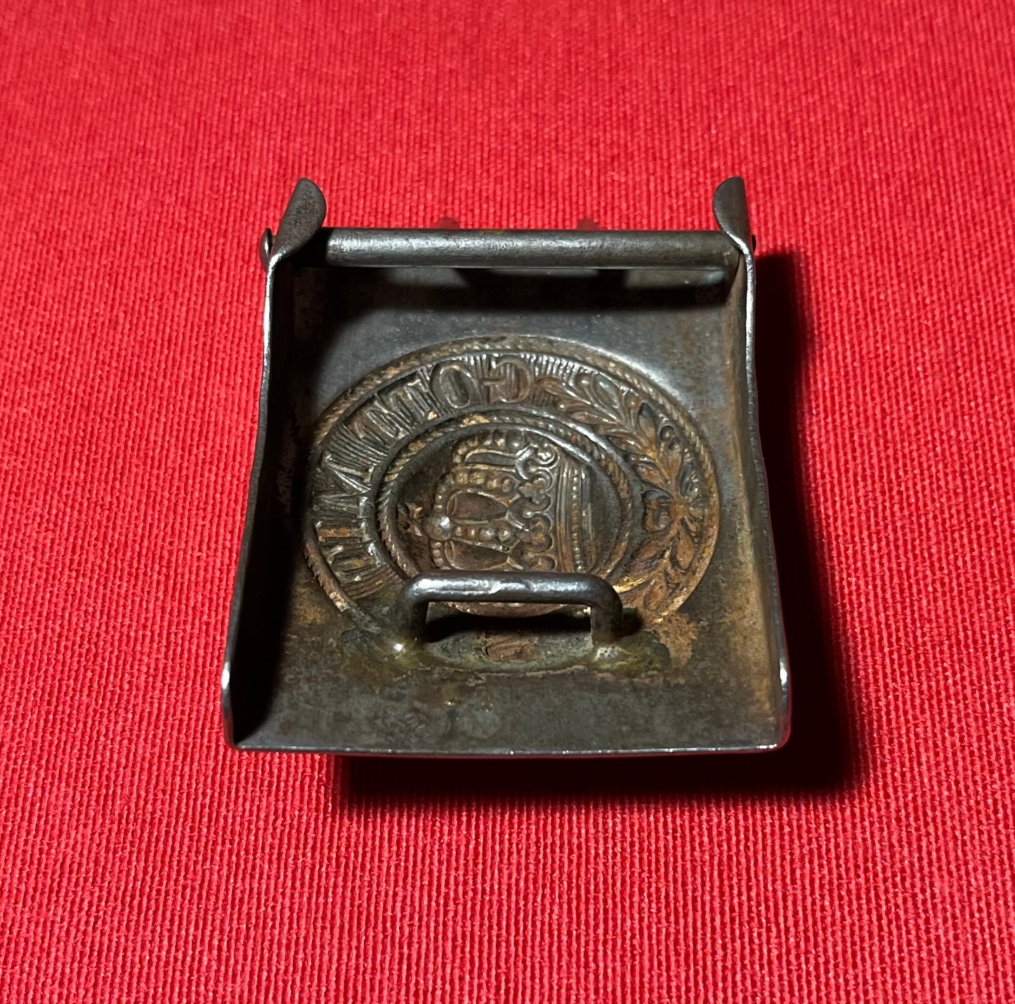 Authentic WWI German Prussian Belt Buckle "Gott Mit Uns" God Is With Us