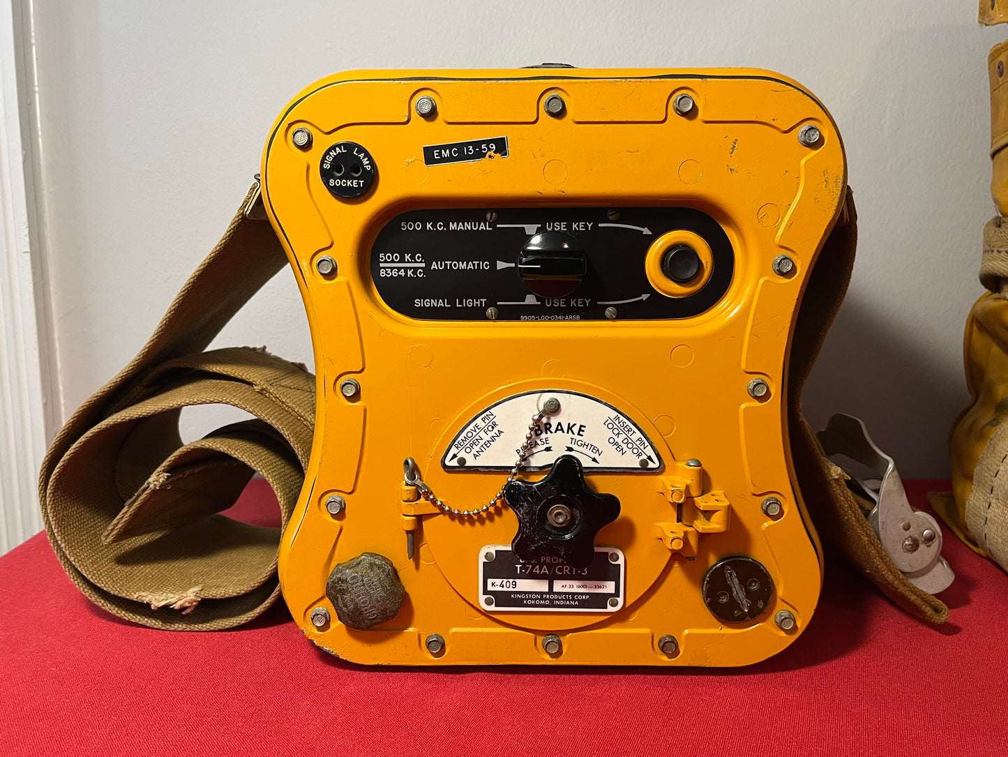 WW2 U.S Army Air Force USAAF “Gibson Girl” SCR-578 Survival Radio Transmitter Set