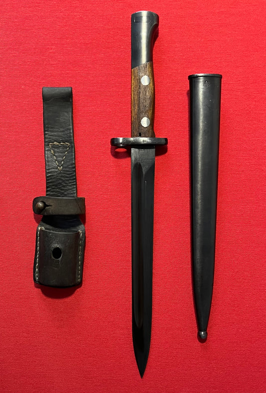 Yugo Yugoslavian M48 K98 Mauser Bayonet & Scabbard with Frog