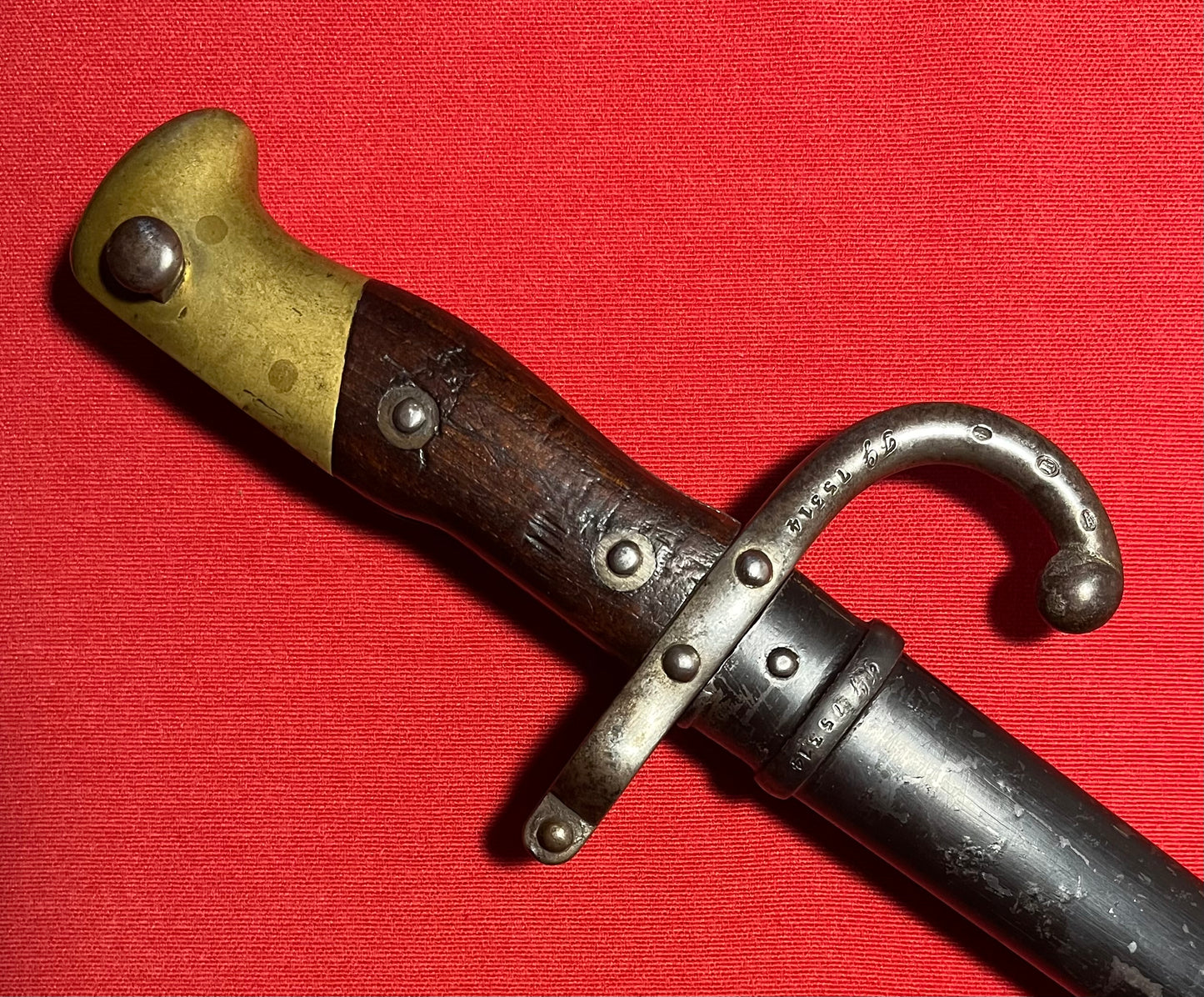 M1874 French Gras Bayonet with Matching Numbers Dated 1881