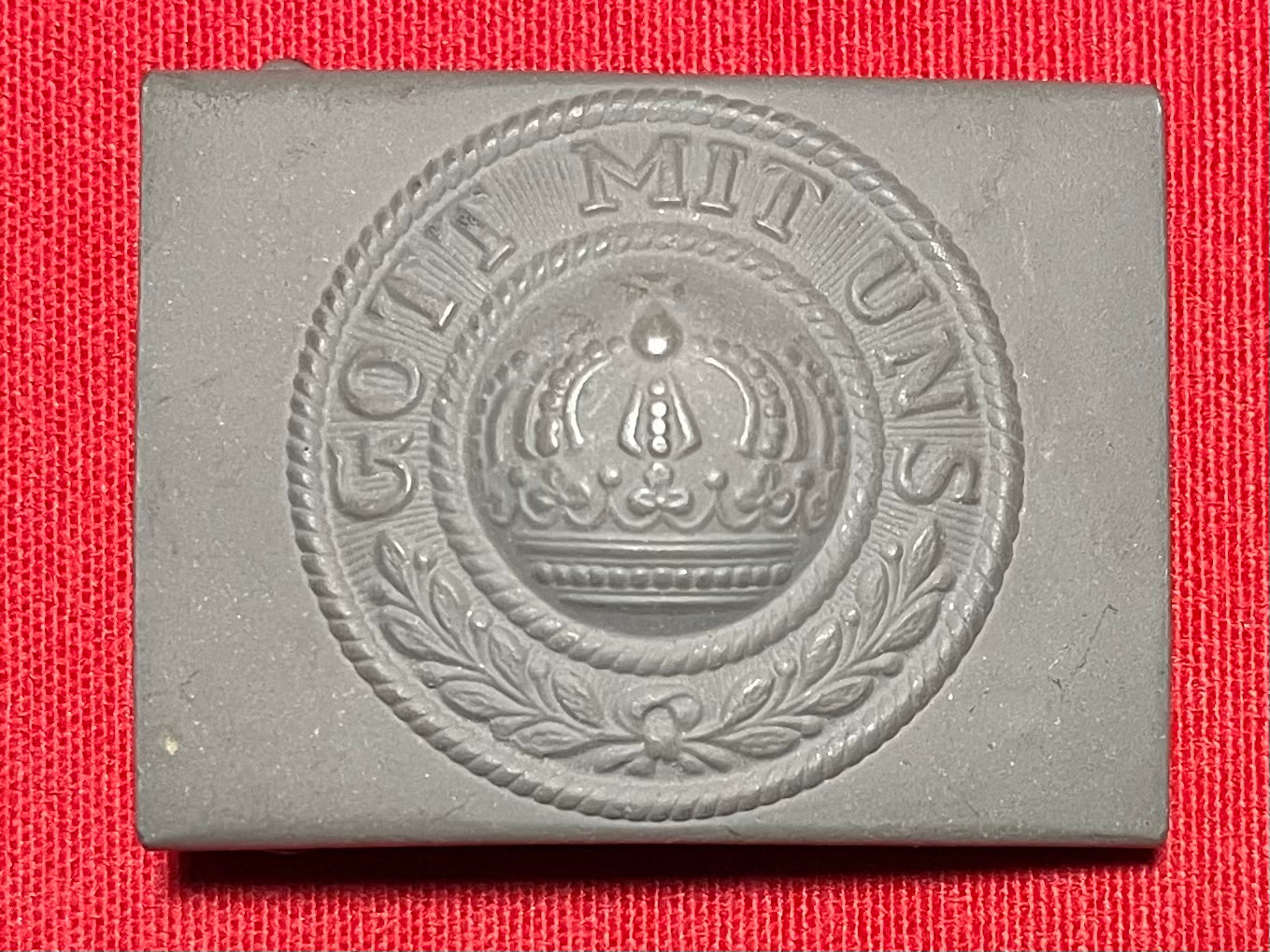 Authentic WWI German Prussian Belt Buckle "Gott Mit Uns" God Is With Us