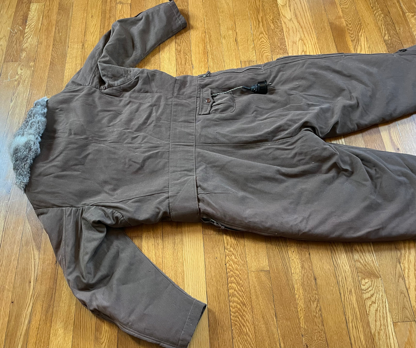 Rare WW2 Japanese Army Pilot's Winter Fur Lined Flight Suit