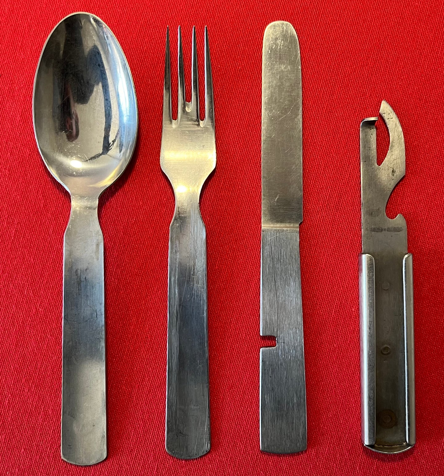 WW2 German Mess Kit Utensil Set / Dated 1941