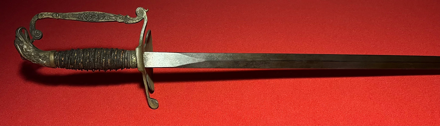 U.S Infantry Officers Eagle Head Sword 1830-1840 Battlefield M Museum Gettysburg