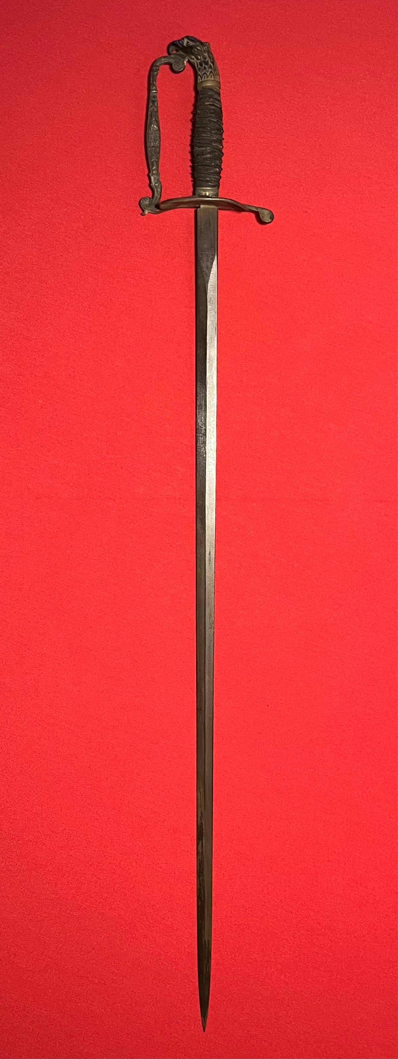 U.S Infantry Officers Eagle Head Sword 1830-1840 Battlefield M Museum Gettysburg