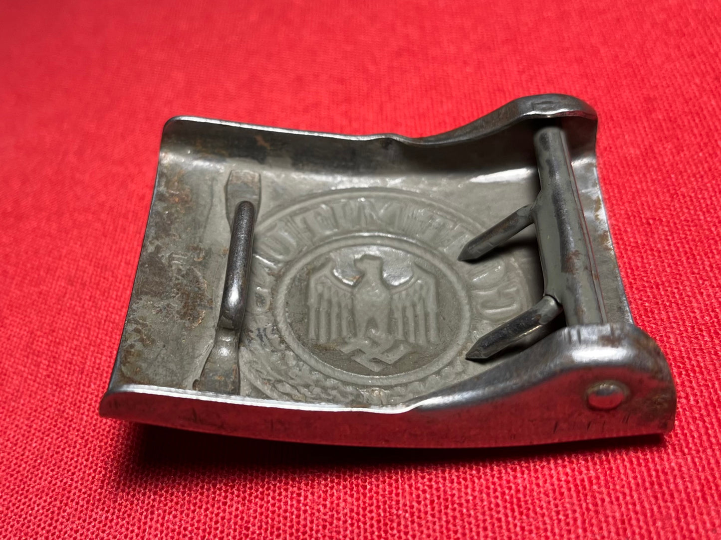 Authentic WW2 German "Heer" Army Belt Buckle Marked IKA 41