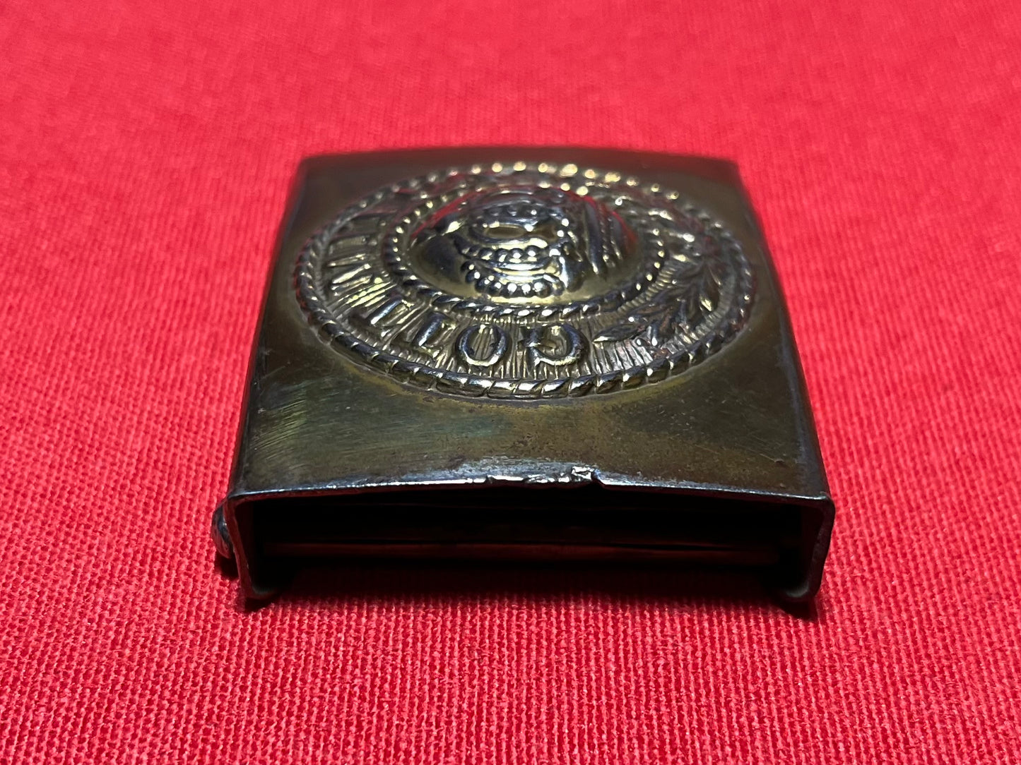 Authentic WWI German Prussian Belt Buckle "Gott Mit Uns" God Is With Us