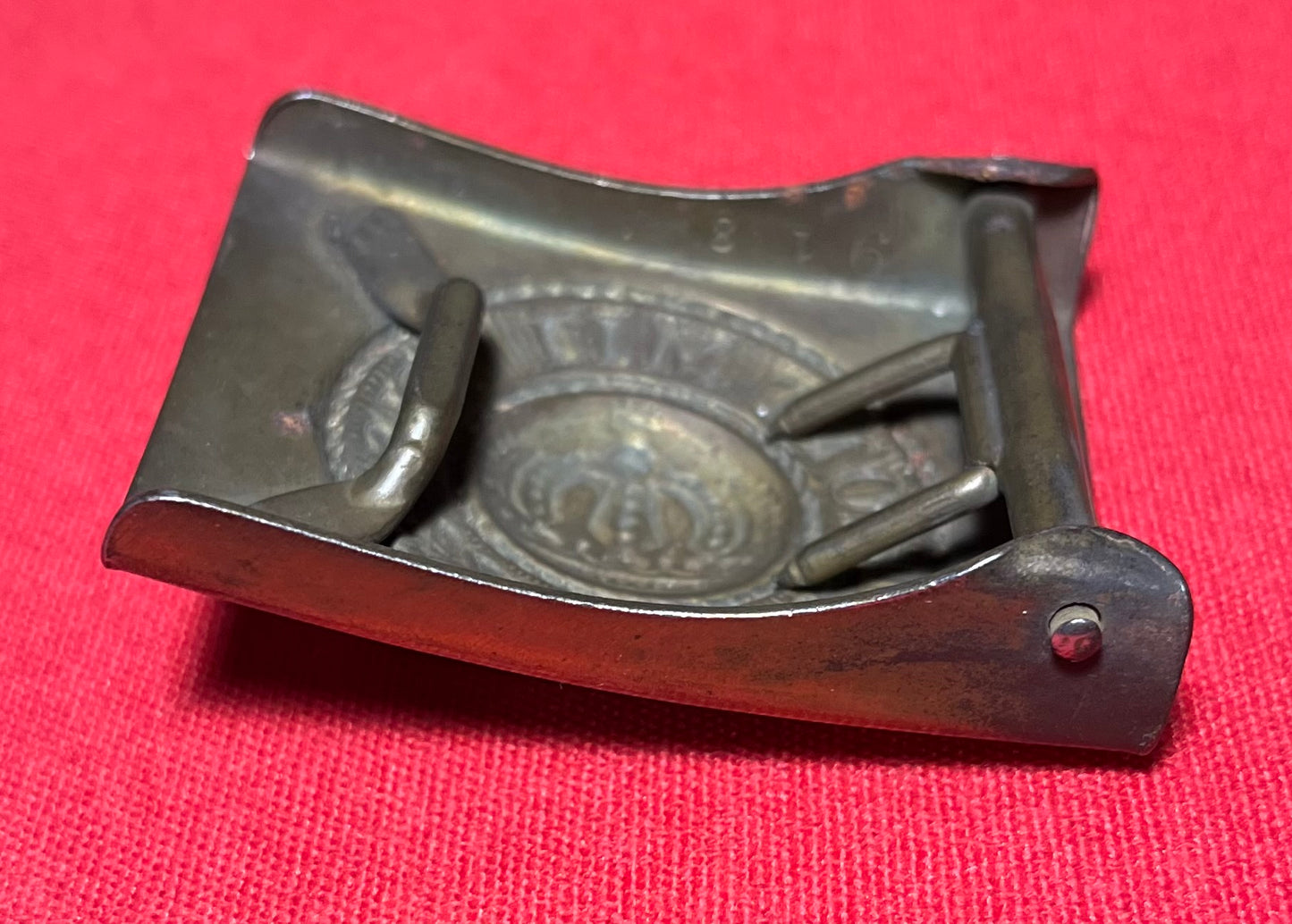 Authentic WWI German Prussian Belt Buckle "Gott Mit Uns" God Is With Us