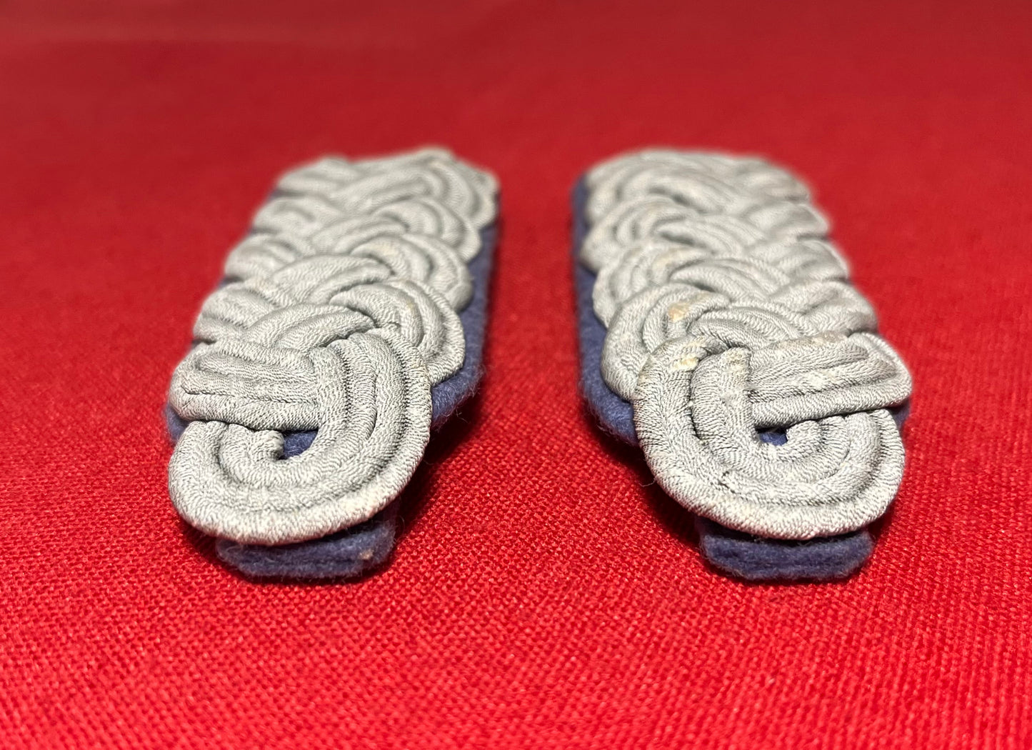 WW2 German Heer "Army" Transportation Officer's Shoulder Board Pair / Authentic