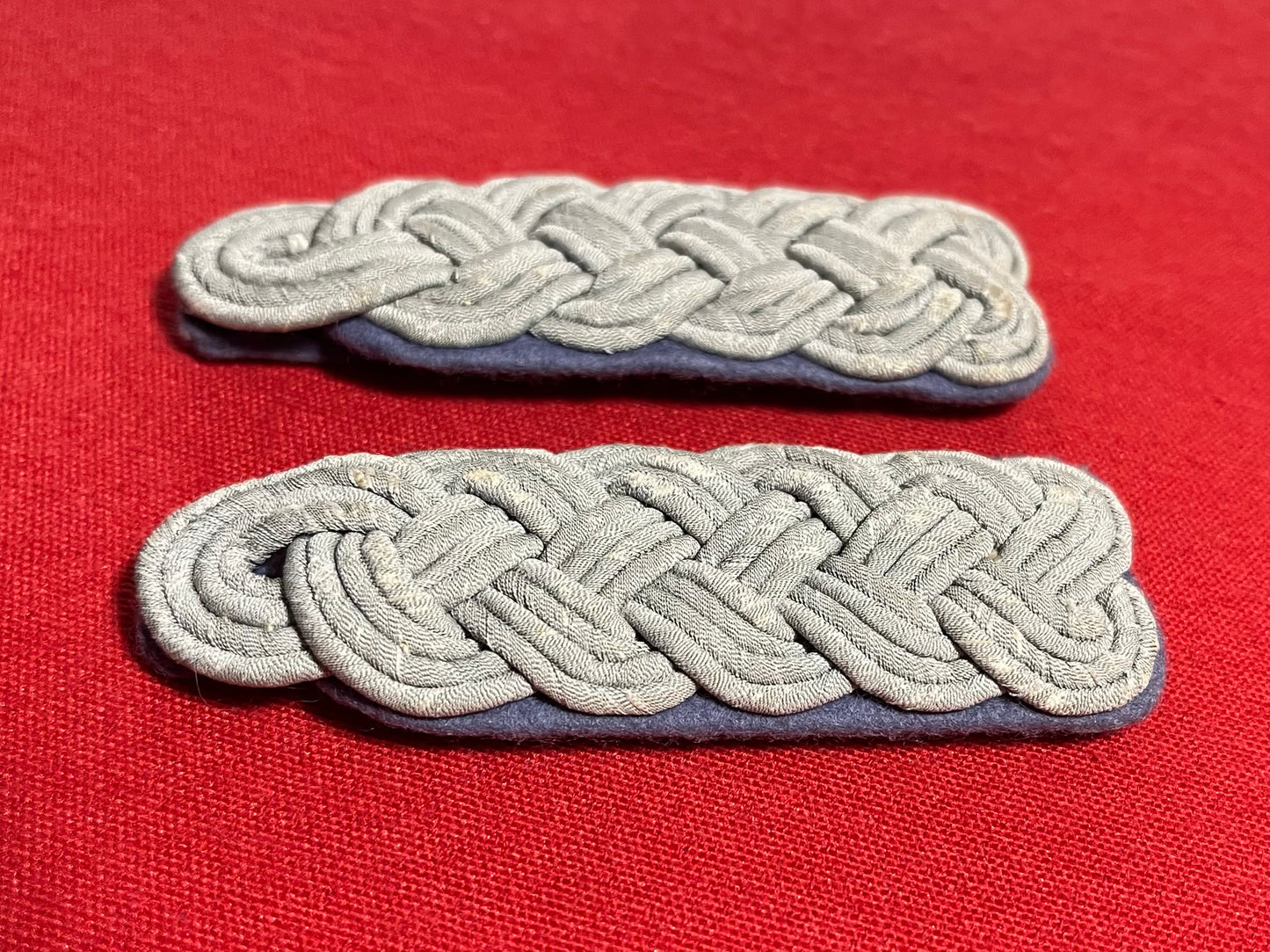 WW2 German Heer "Army" Transportation Officer's Shoulder Board Pair / Authentic