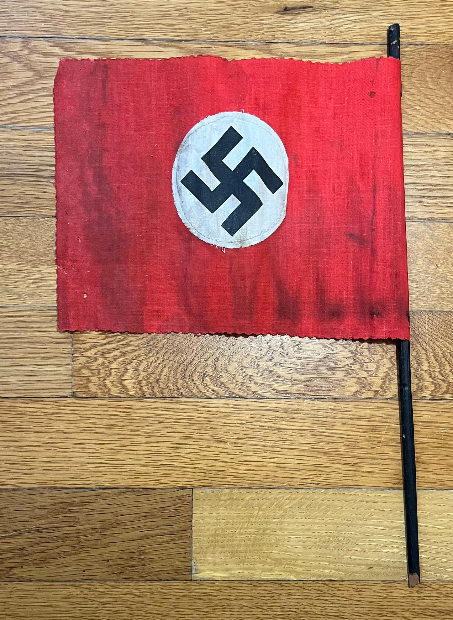 WW2 German NSDAP "Cloth" Parade / Rally Spectator Flag