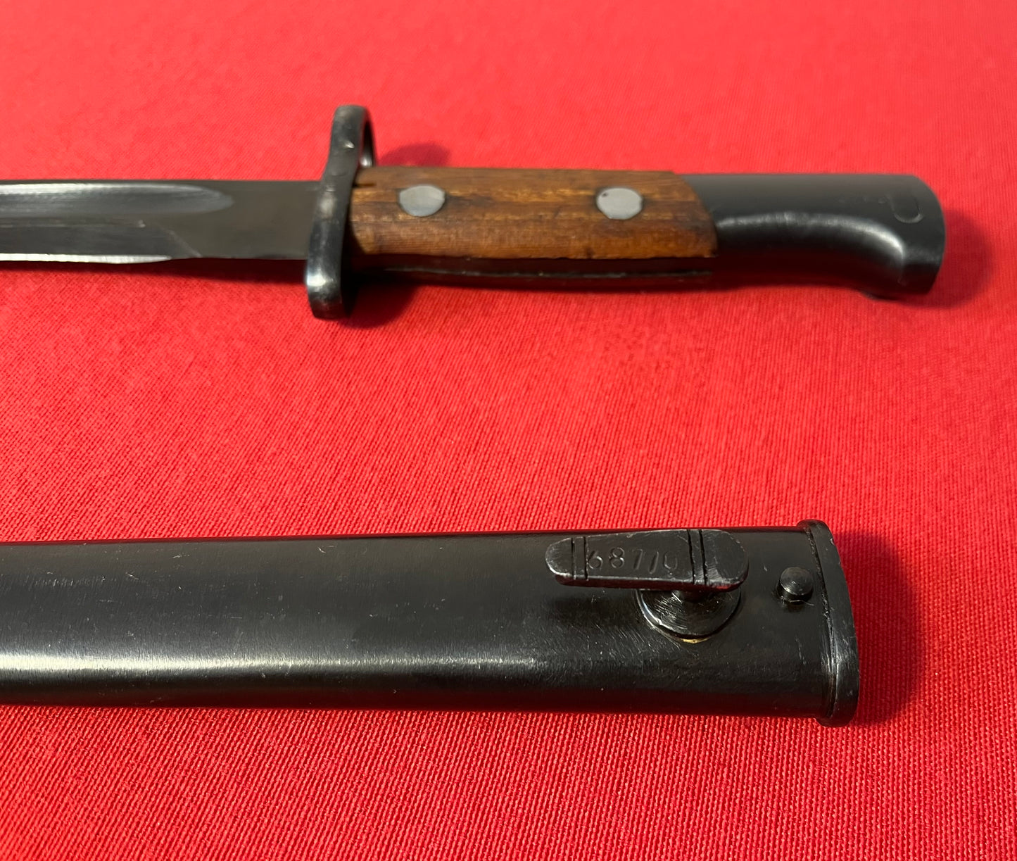 Yugo Yugoslavian M48 K98 Mauser Bayonet & Scabbard with Frog