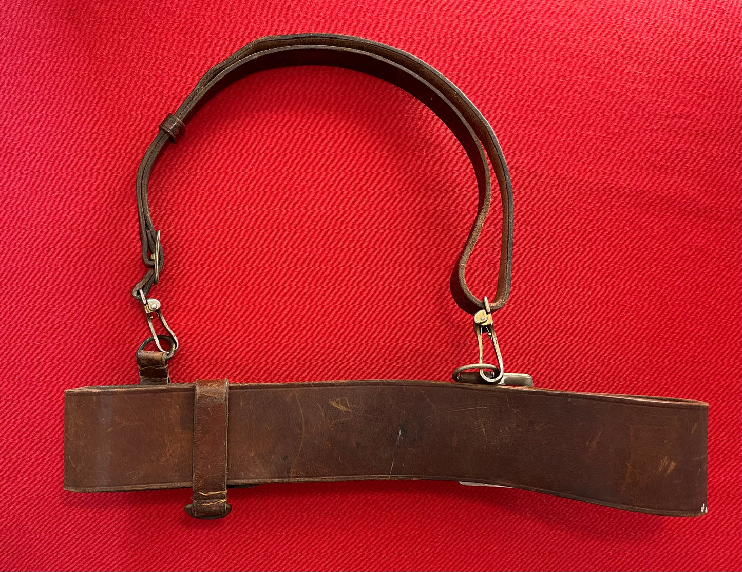 Authentic / WW2 German Political Leaders Belt & Cross Strap with Sword Hanger