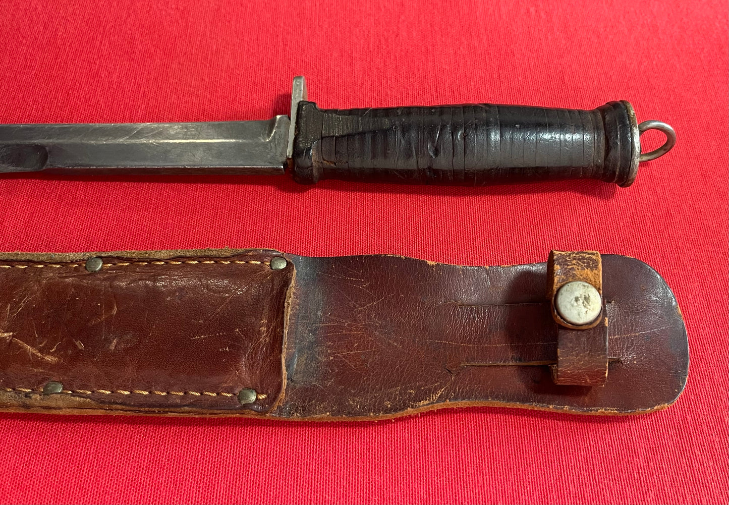 WW2 U.S. M3 Commercial Fighting Knife & Scabbard