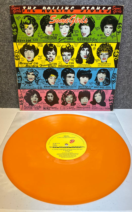 ROLLING STONES: Some Girls 1978 Import Orange Vinyl Rare Colored Version