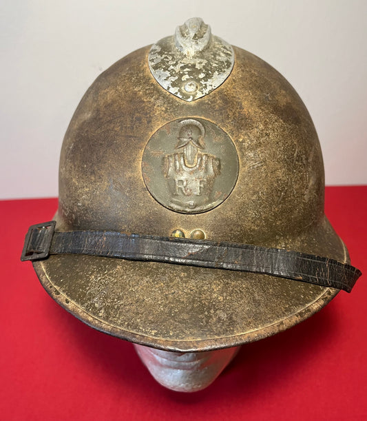 Original WWII French M1926 Adrian Engineer Helmet