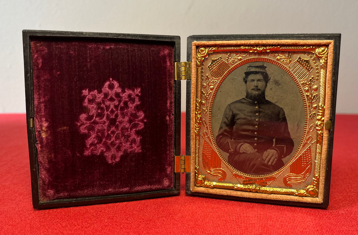 Civil War Soldier Image (Sixth Plate) in "Scarce” Constitution Case