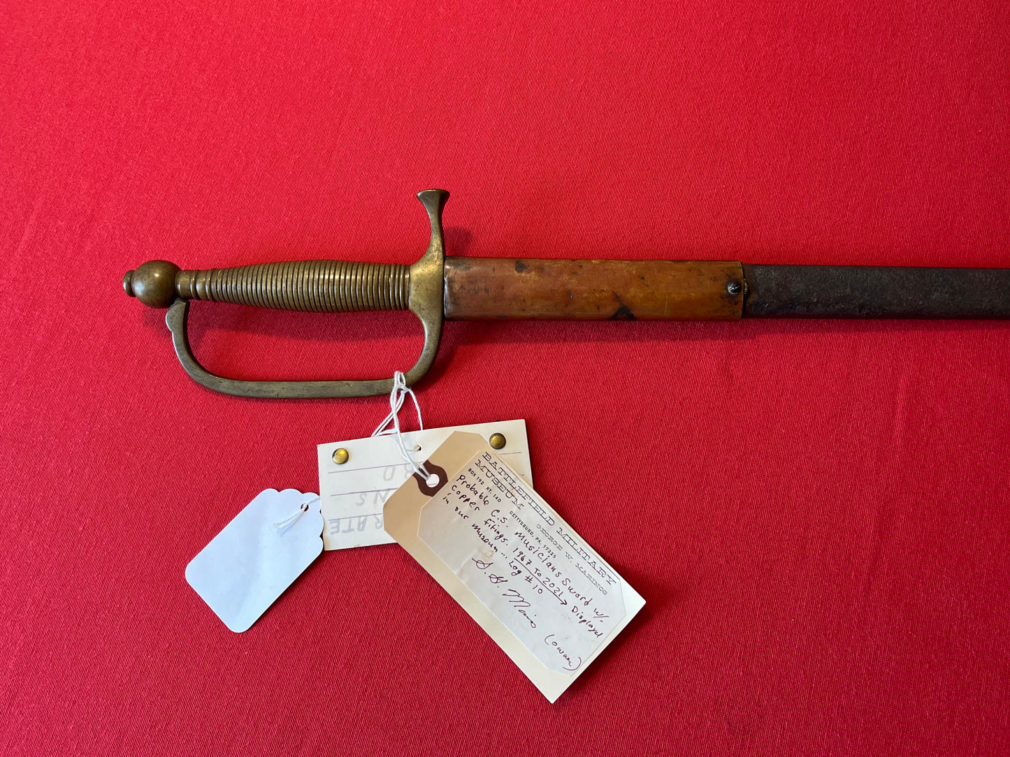 Rare / Confederate Musicians Sword by Boyle & Gamble / Battlefield M. Gettysburg