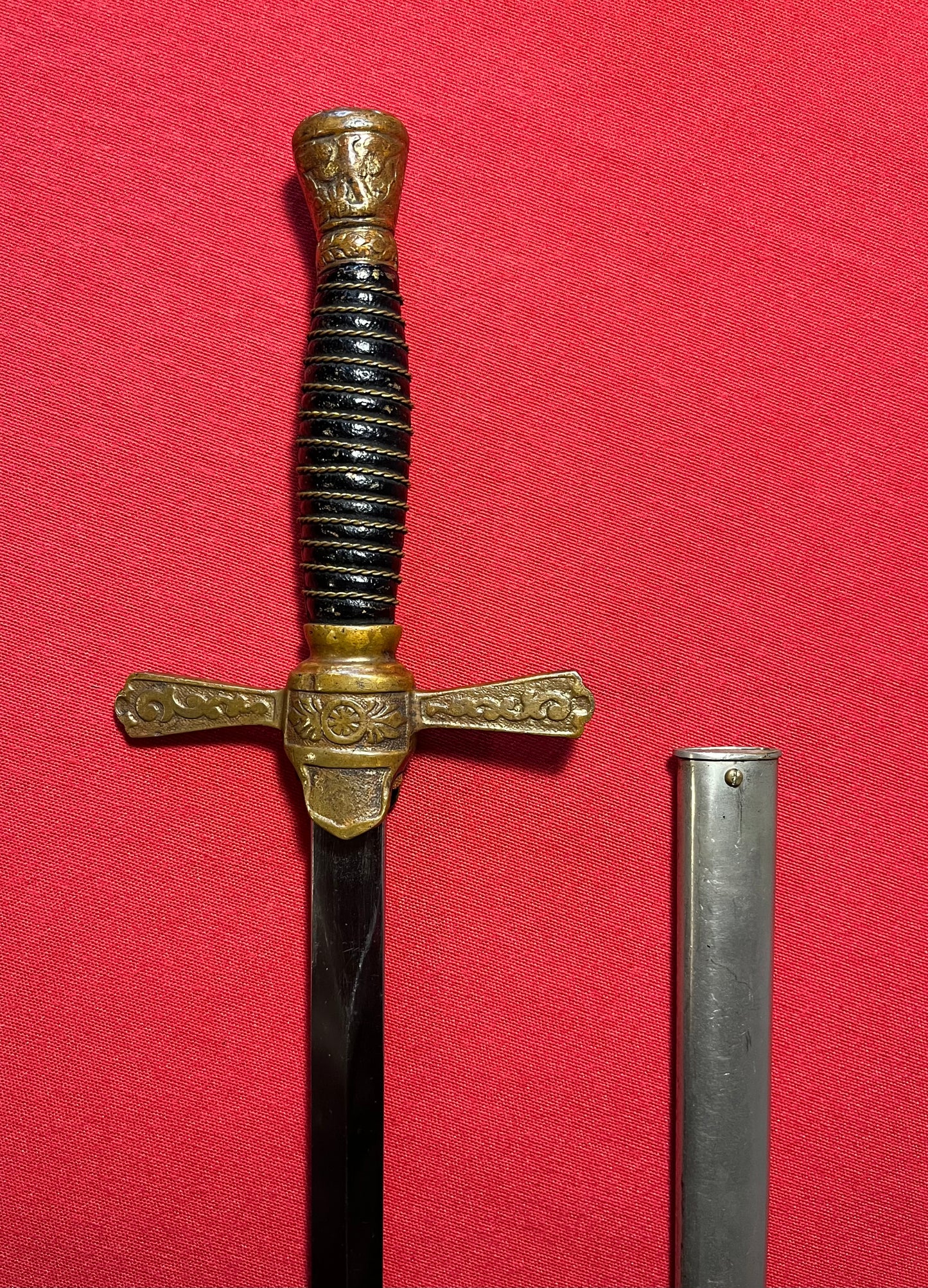 U.S. 1880's Cadet Sword & Scabbard / Indian War Era