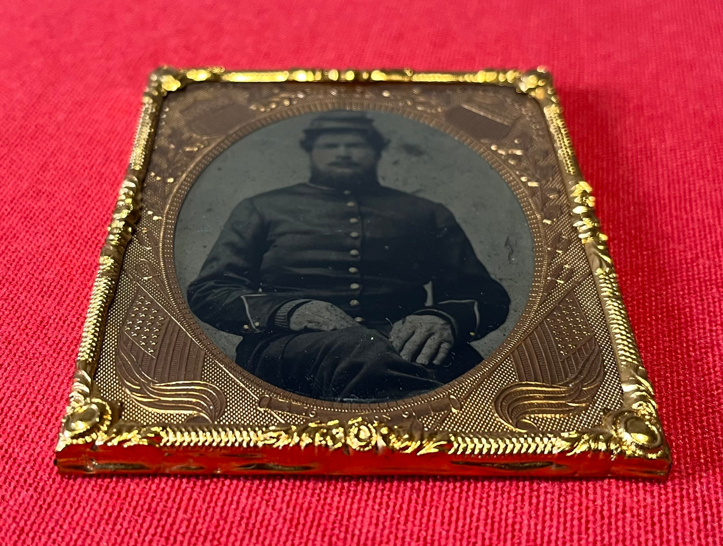 Civil War Soldier Image (Sixth Plate) in "Scarce” Constitution Case