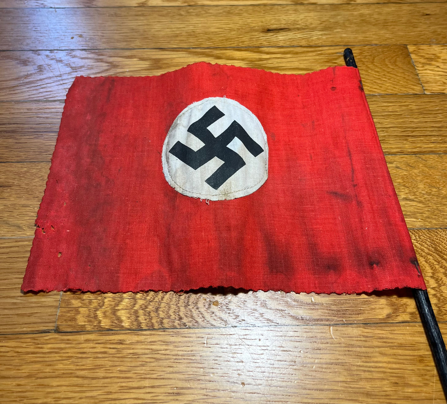 WW2 German NSDAP "Cloth" Parade / Rally Spectator Flag