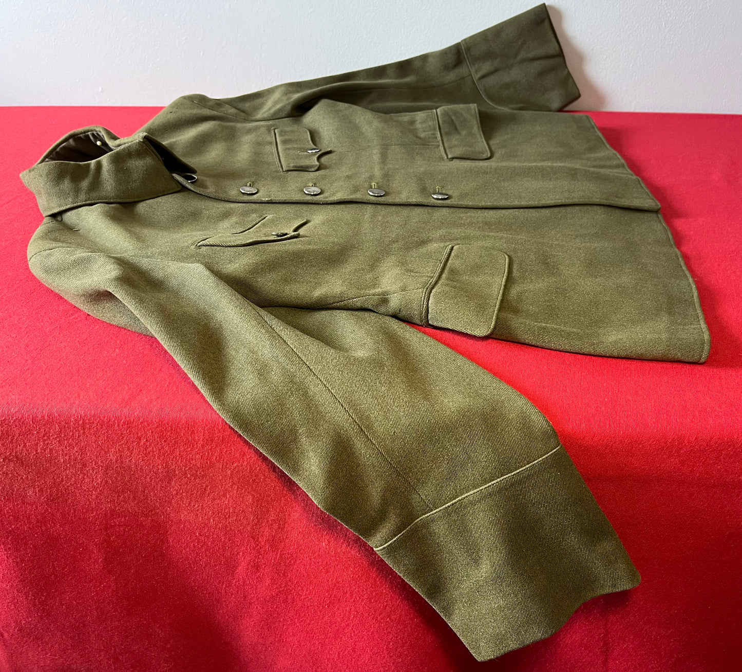 WW2 Japanese Army Uniform Tunic / Field Jacket with Note & Insignia Named