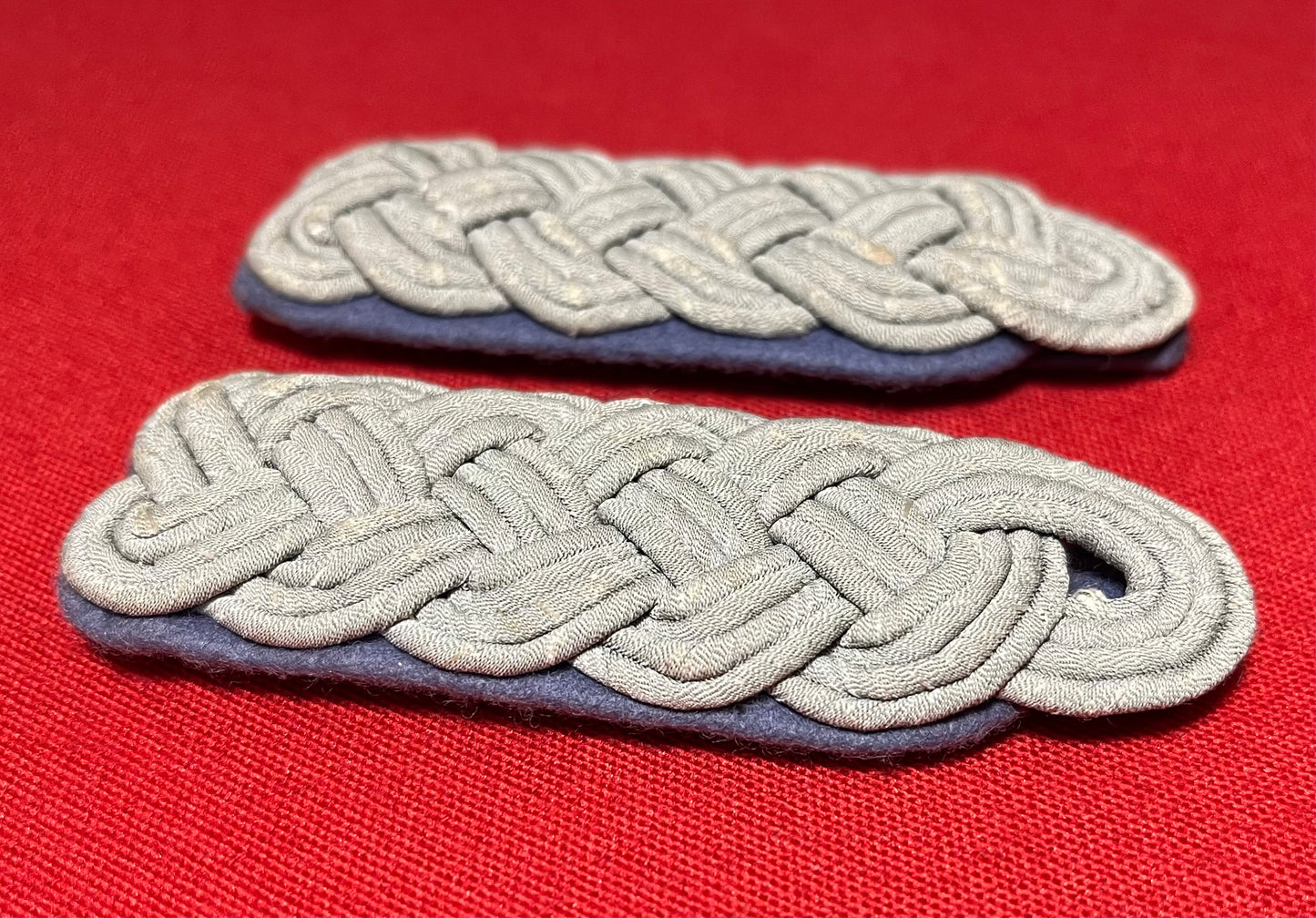 WW2 German Heer "Army" Transportation Officer's Shoulder Board Pair / Authentic