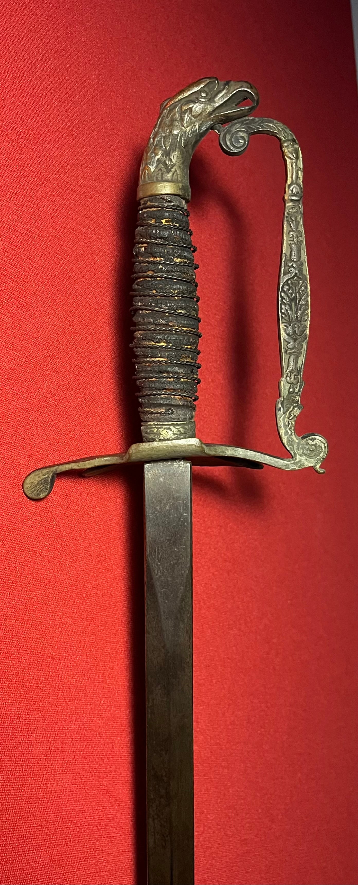 U.S Infantry Officers Eagle Head Sword 1830-1840 Battlefield M Museum Gettysburg