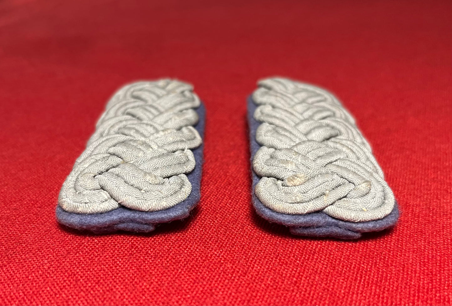 WW2 German Heer "Army" Transportation Officer's Shoulder Board Pair / Authentic