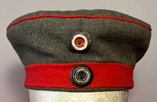 WW1 Imperial German / Prussian Army Feldmütze EM/NCO FIELD CAP UNIT MARKED M1907