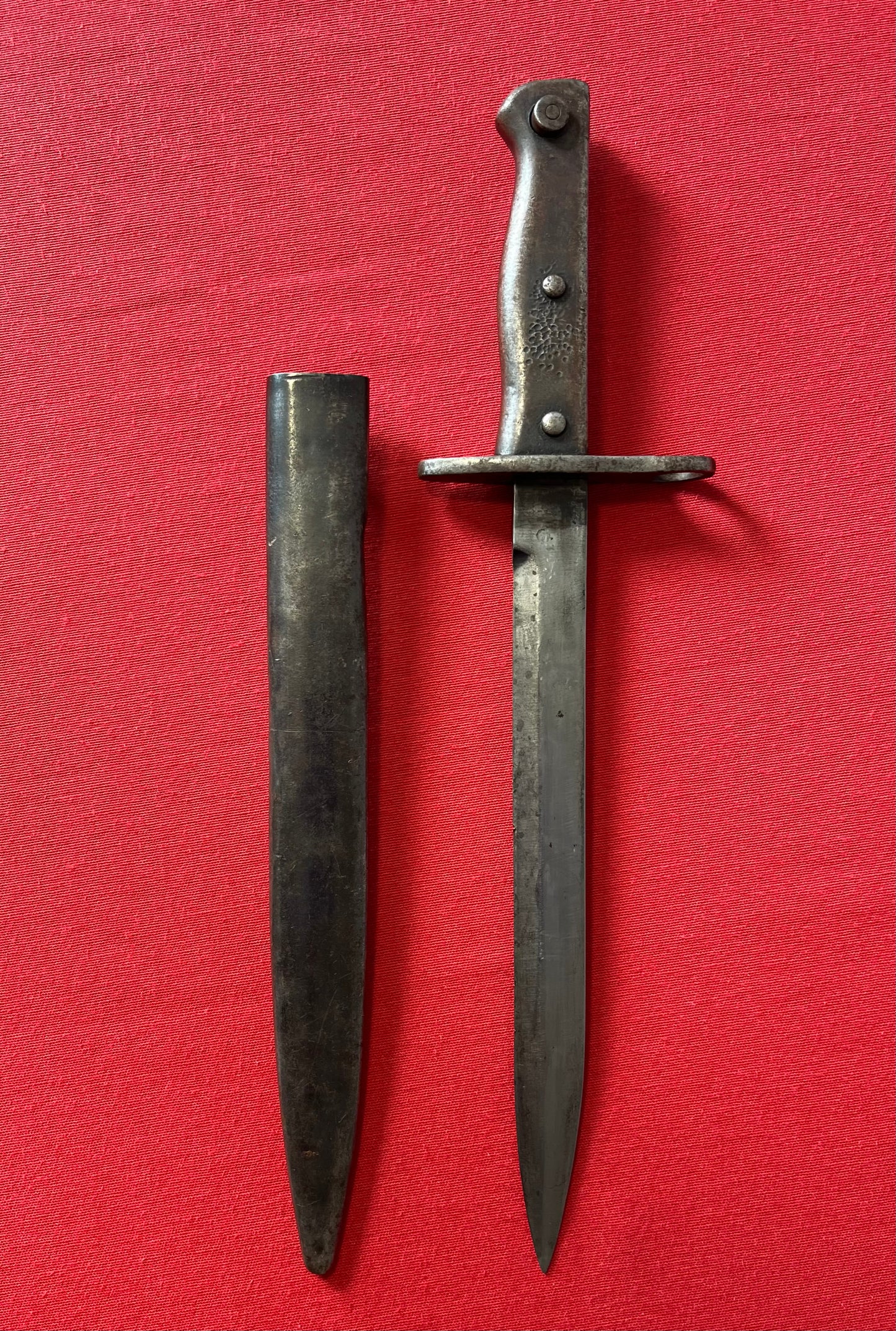 WW1 Ottoman Turkish M.1916 Ersatz Bayonet & Scabbard - German Made