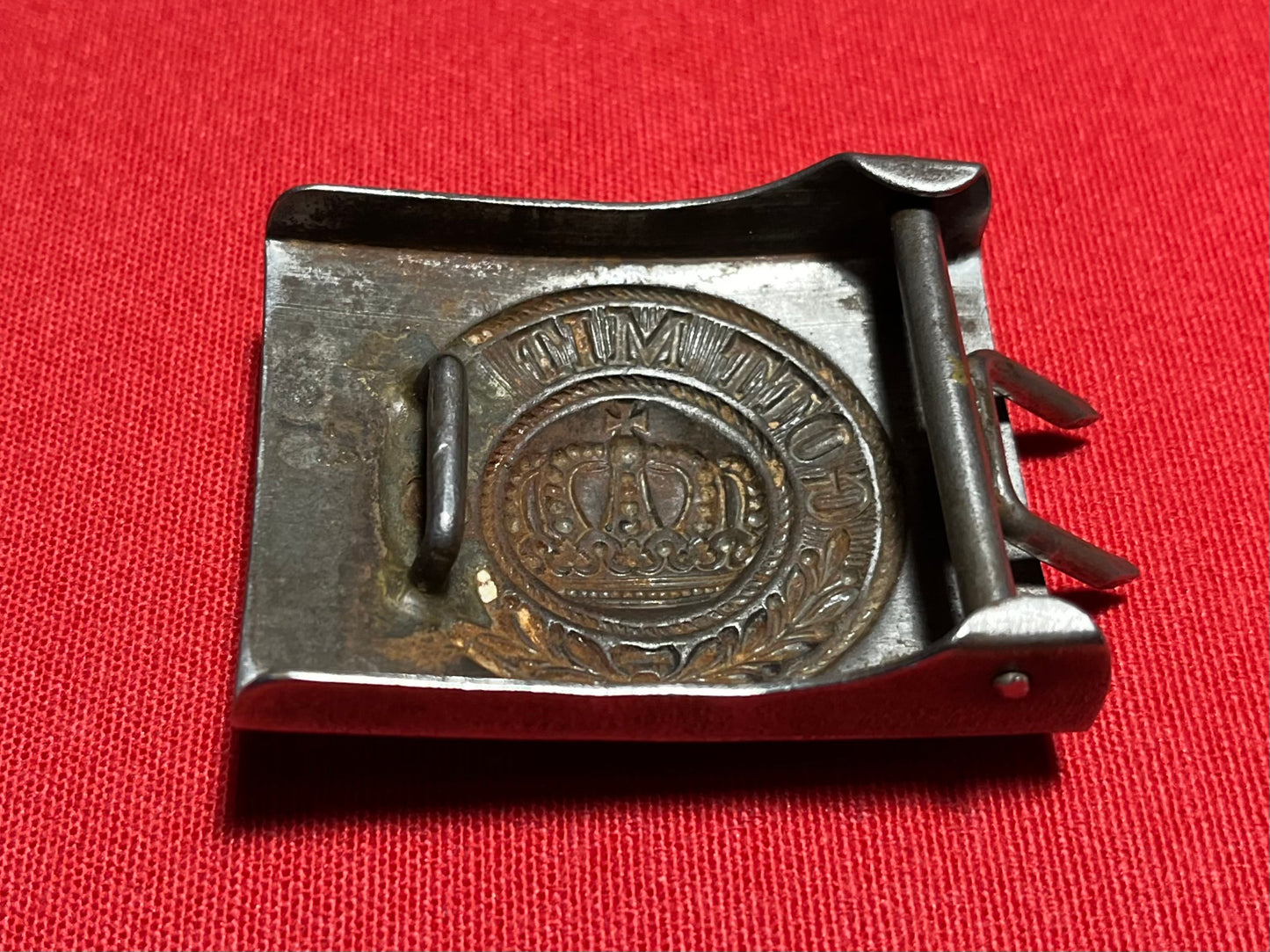 Authentic WWI German Prussian Belt Buckle "Gott Mit Uns" God Is With Us