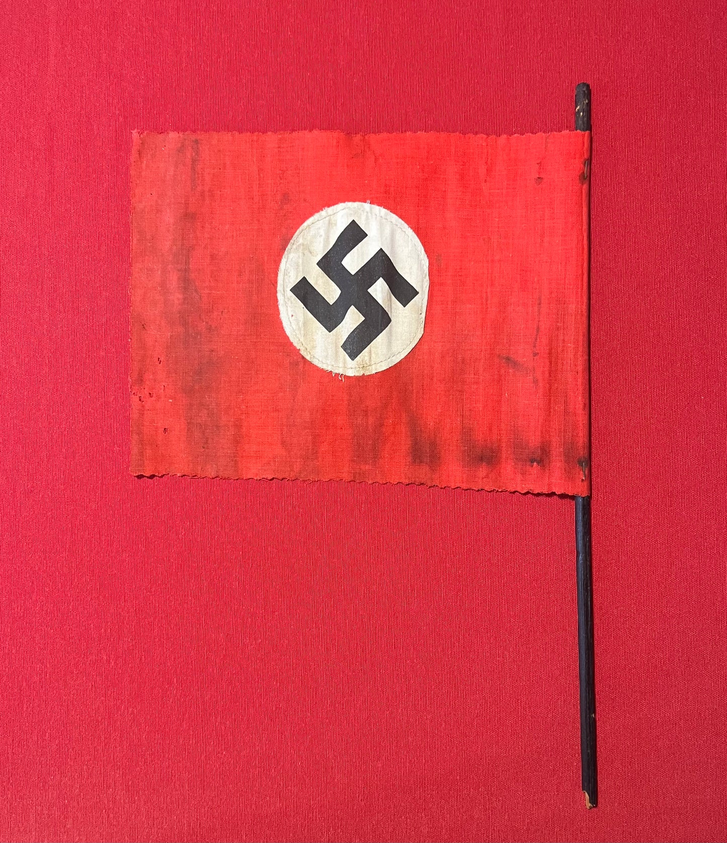 WW2 German NSDAP "Cloth" Parade / Rally Spectator Flag