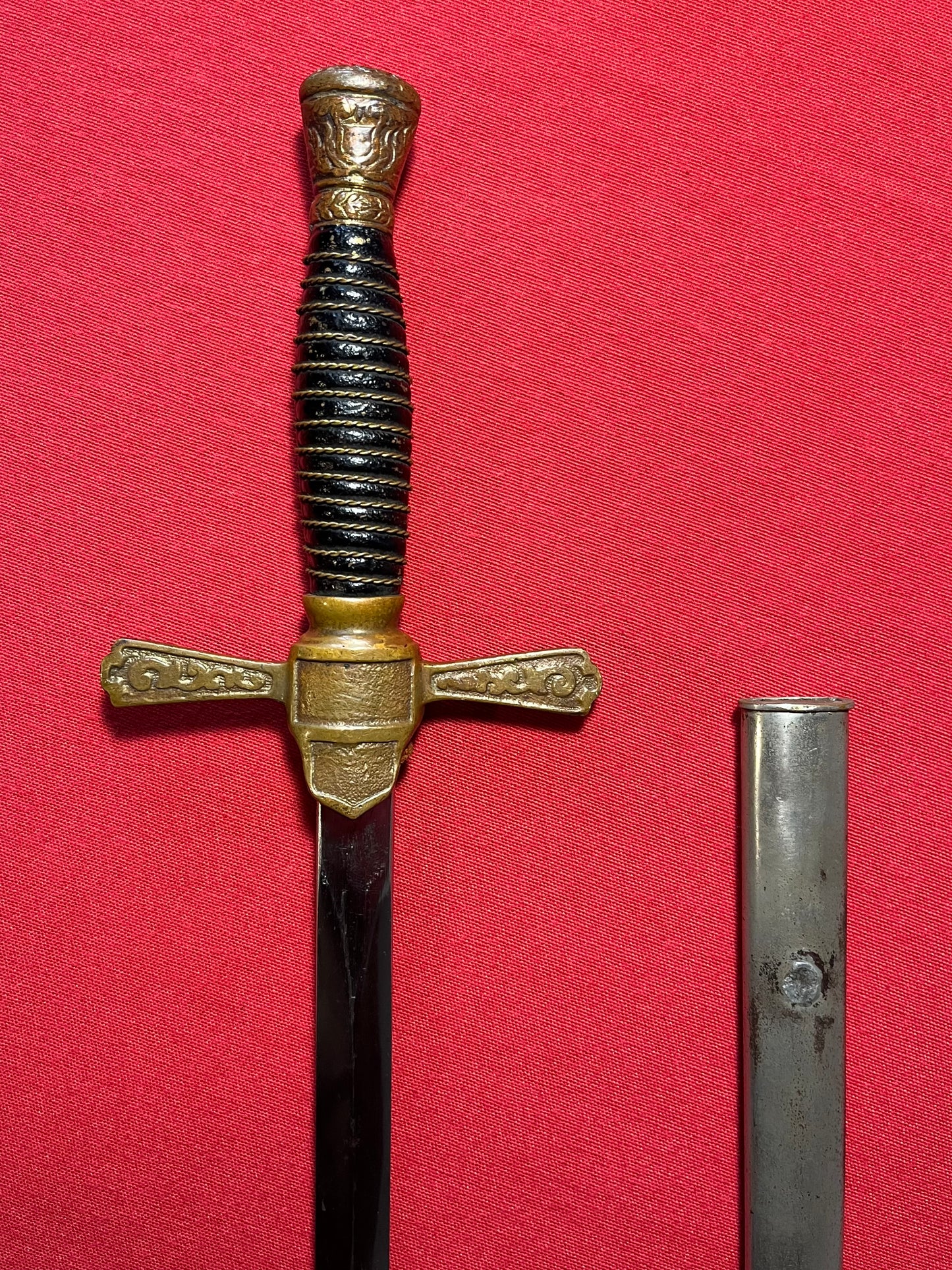 U.S. 1880's Cadet Sword & Scabbard / Indian War Era