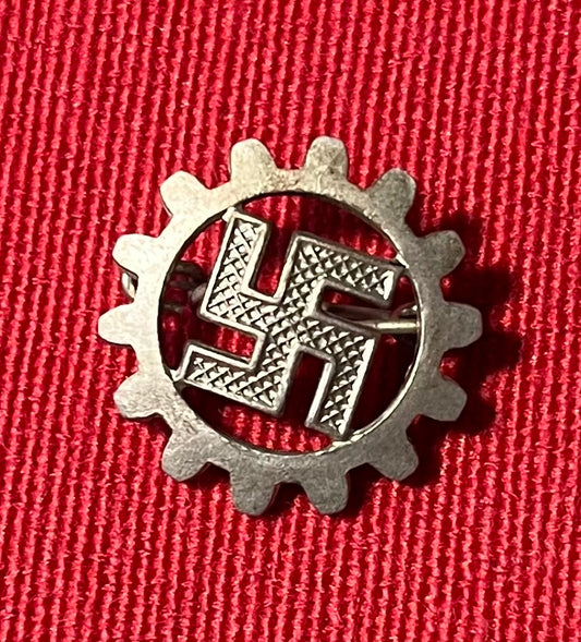 WW2 German NSDAP / DAF Party Membership Lapel Badge / RZM