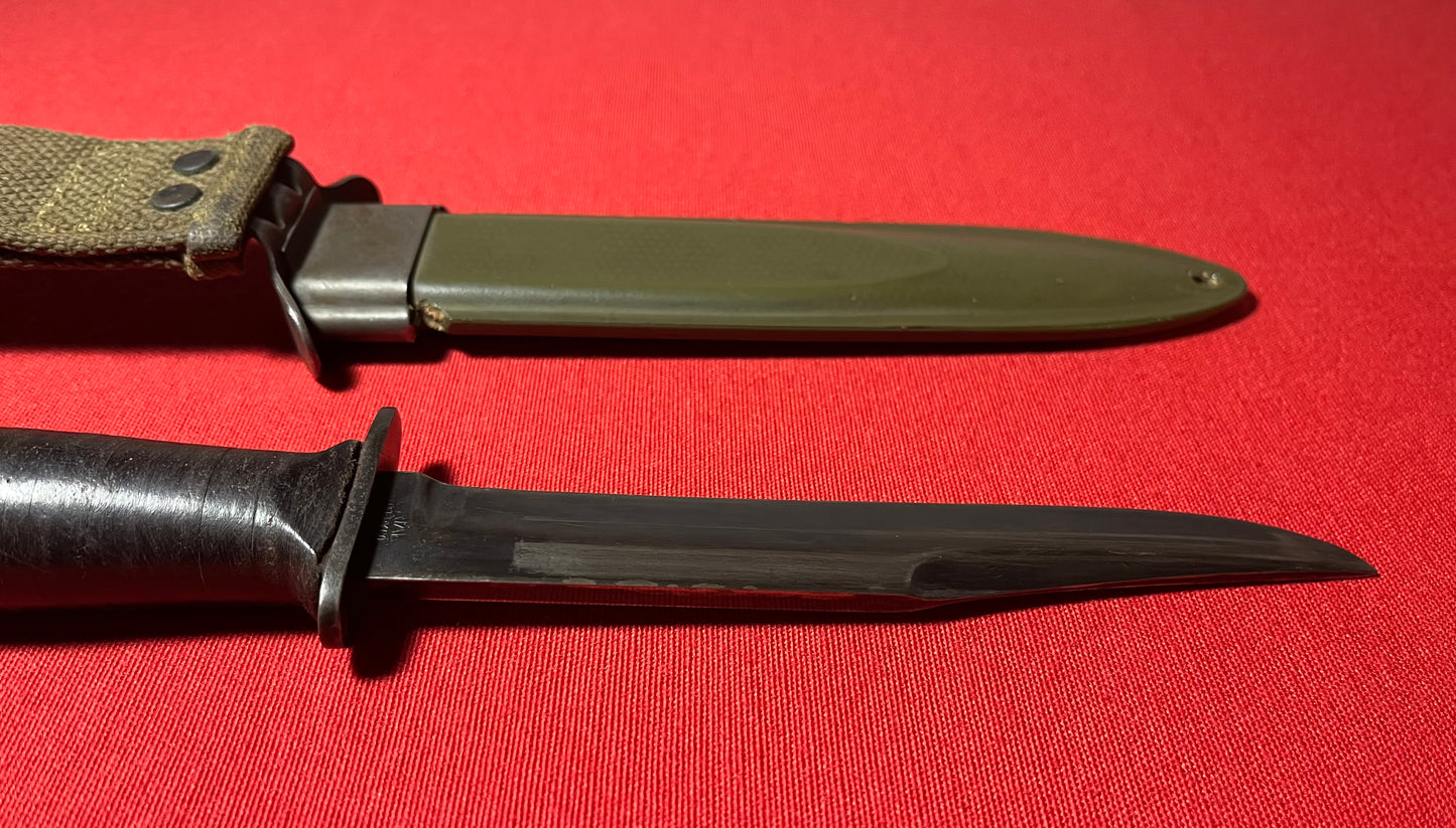 WW2 U.S. M3 Fighting Knife by Aerial with M8 Scabbard