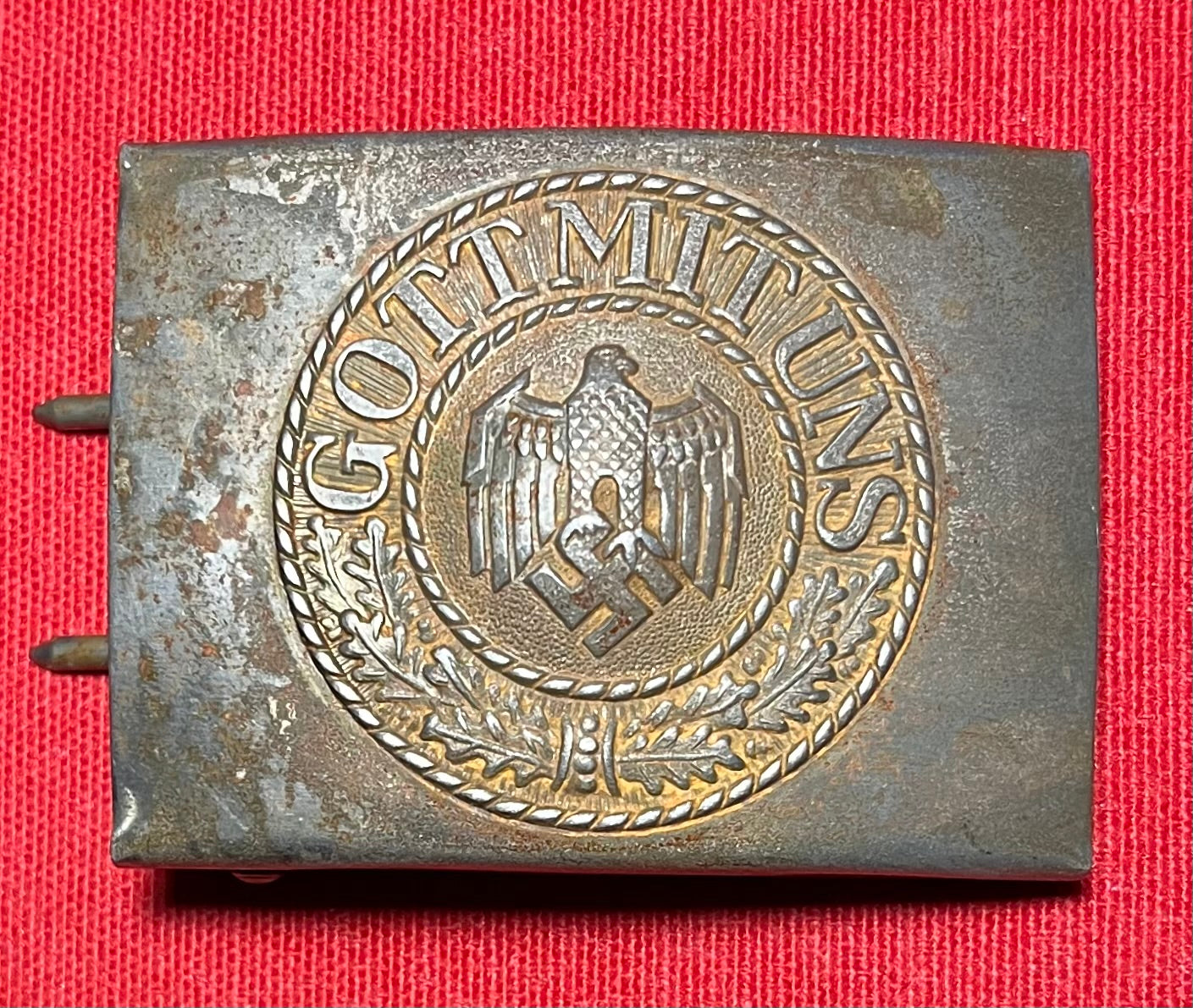 WW2 German "Heer" Army Belt Buckle Marked J.F.S Josef Feix & Söhne