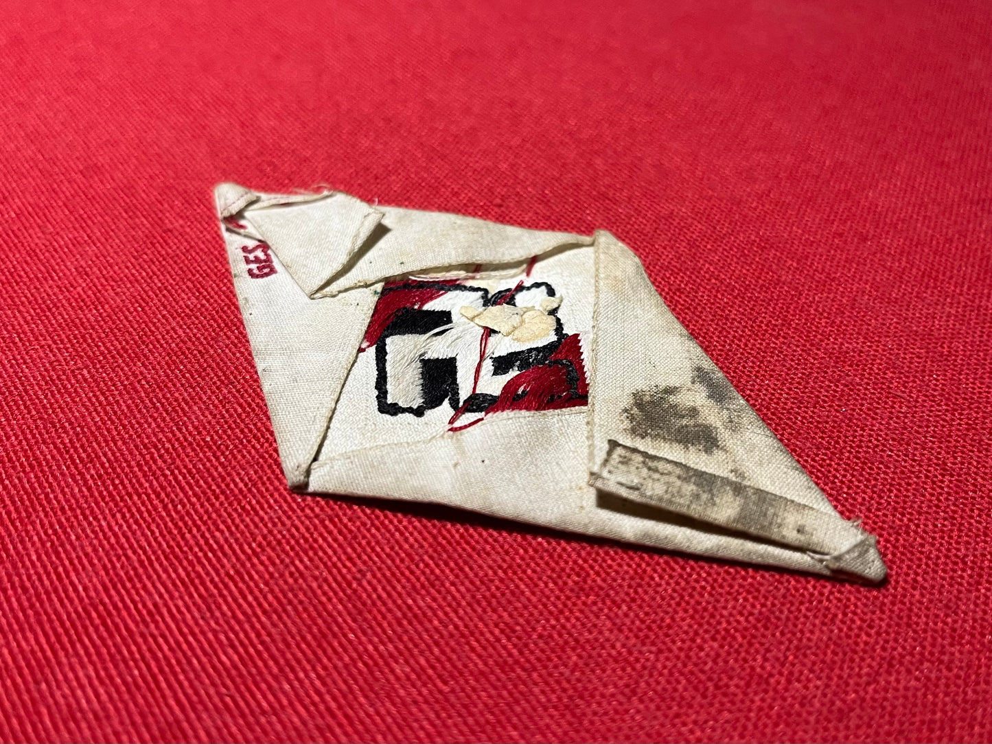 Original WWII German NSDAP Hitler Youth Sleeve DIAMOND (HJ-Stoffabzeichen)