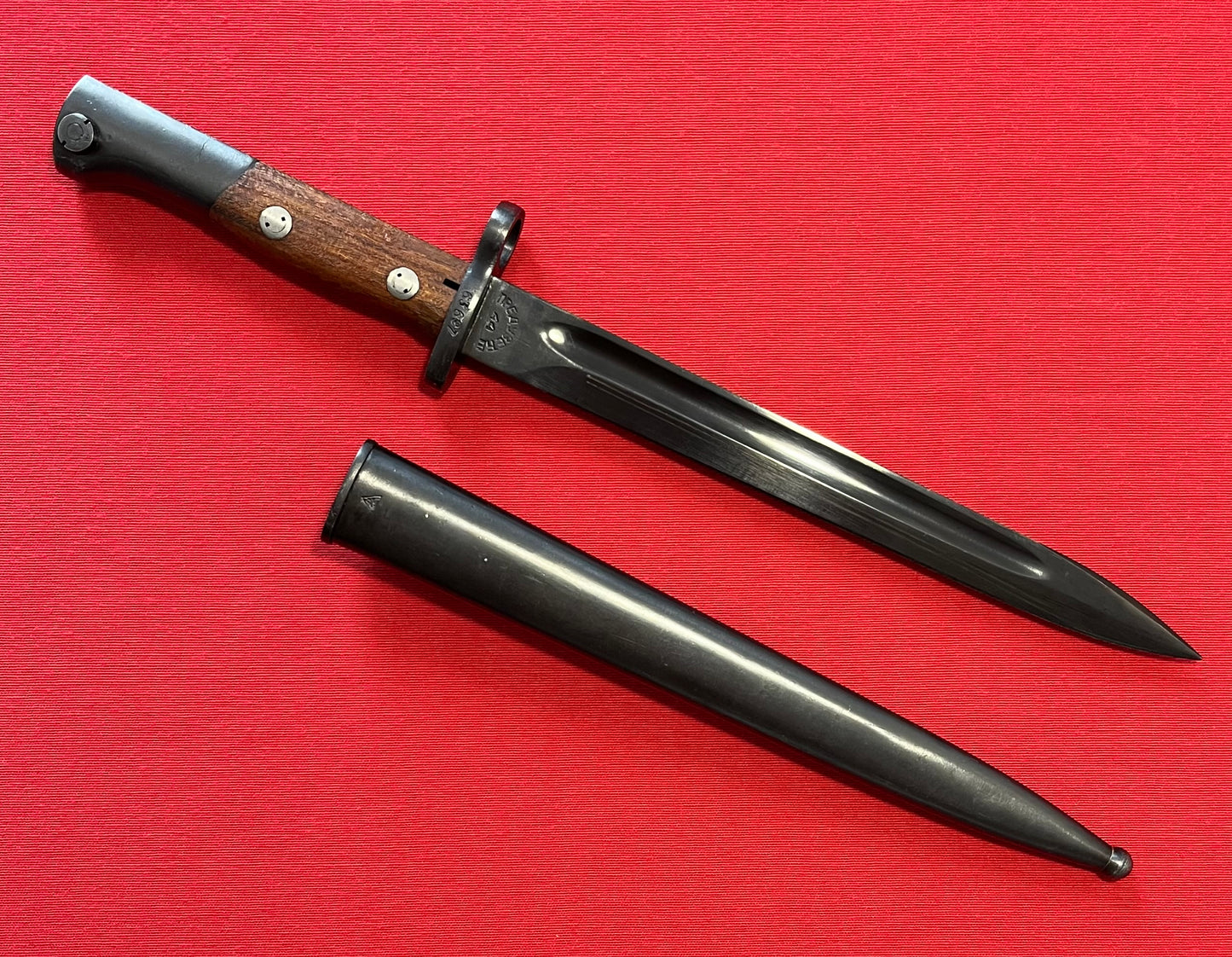 Yugo Yugoslavian M48 K98 Mauser Bayonet & Scabbard with Frog