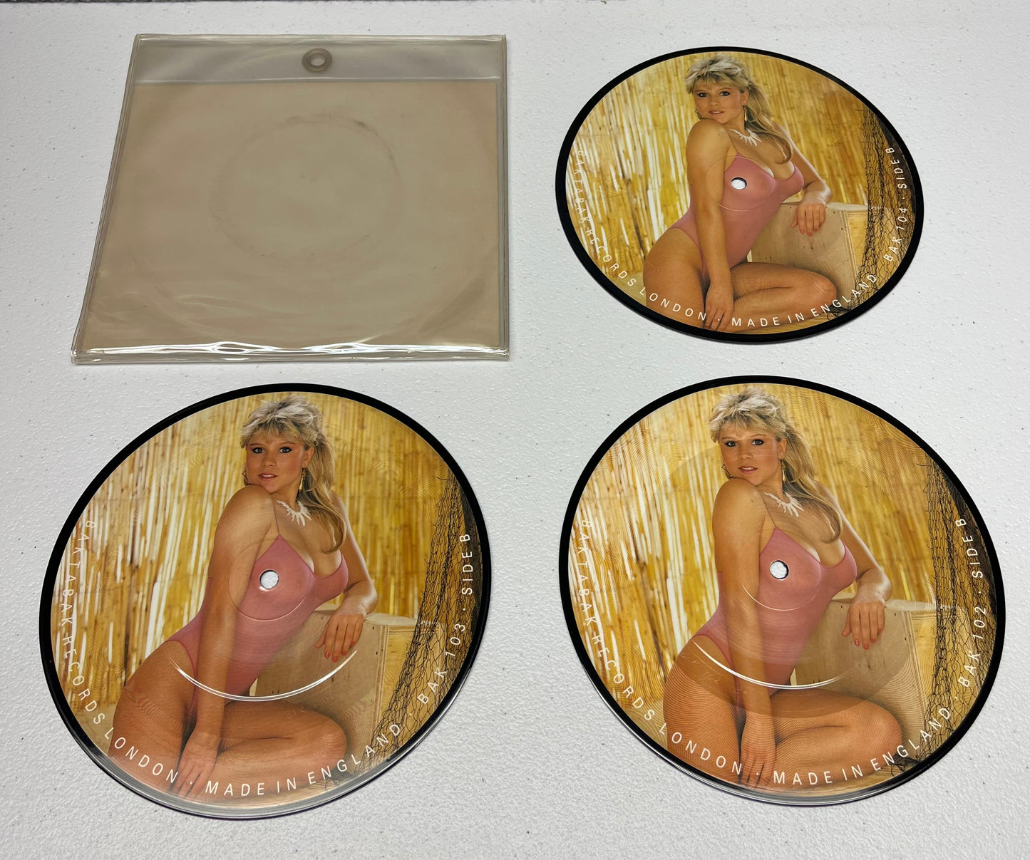 Samantha Fox - 7 Inch Vinyl Picture Disc Set of 3 / UK Import / RARE ADULT