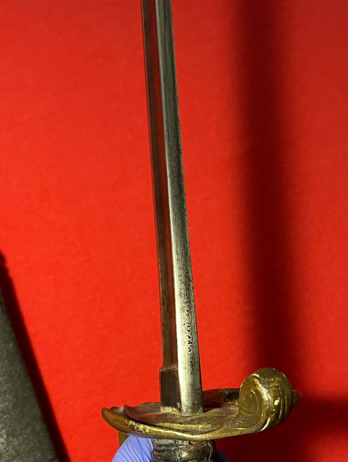 M1850 Civil War Foot Officer's Sword with Sharkskin Scabbard